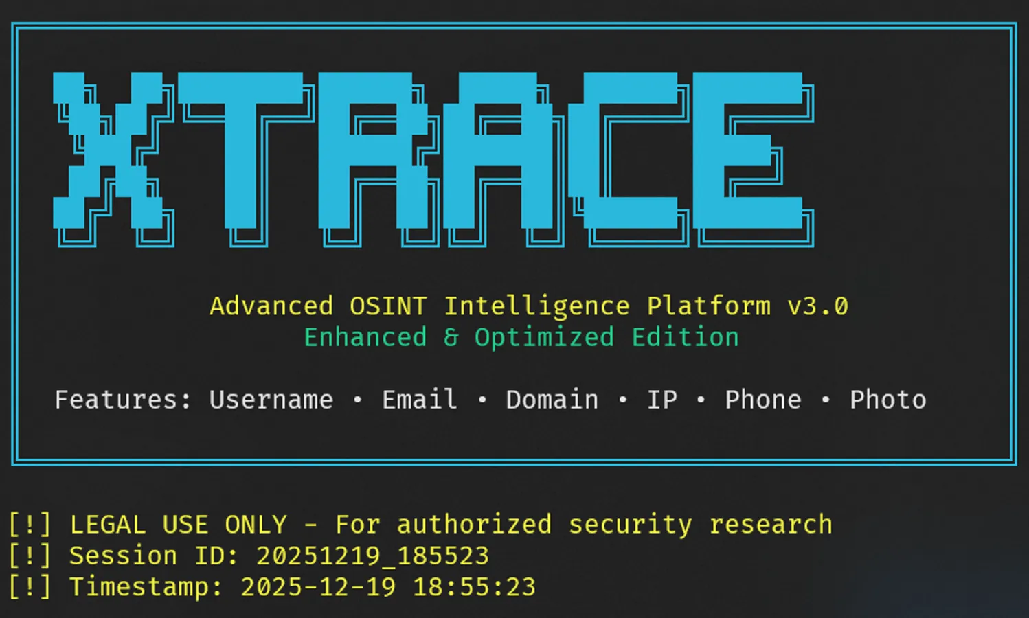 XTrace OSINT Toolkit
